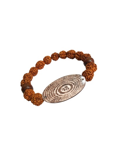 Mahadev Om 5 Mukhi Rudraksha Bracelet